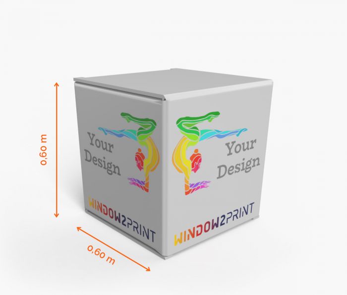 Kartonska kocka 60 cm - Window2Print