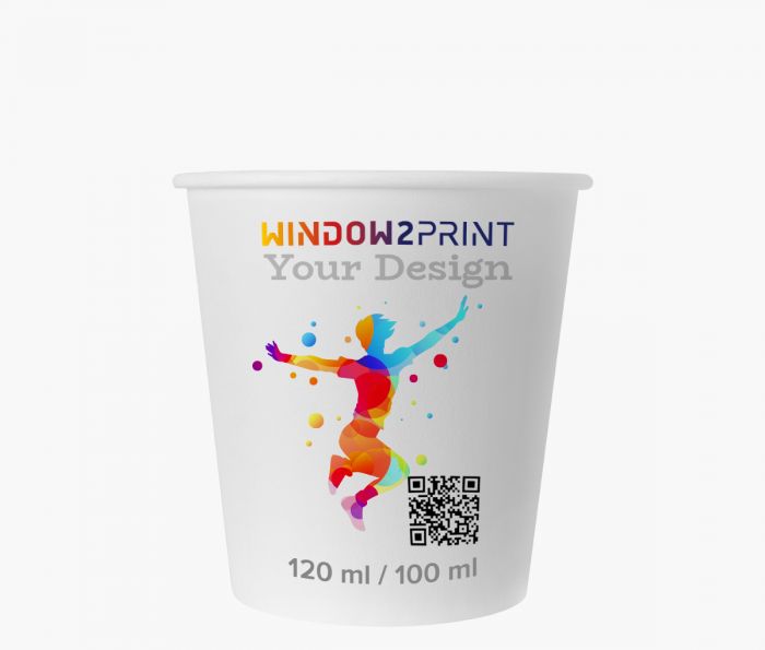 Papirnate čaše 100 ml - Window2Print