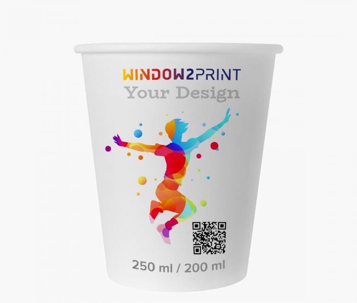Papirnate čaše 200 ml - Window2Print