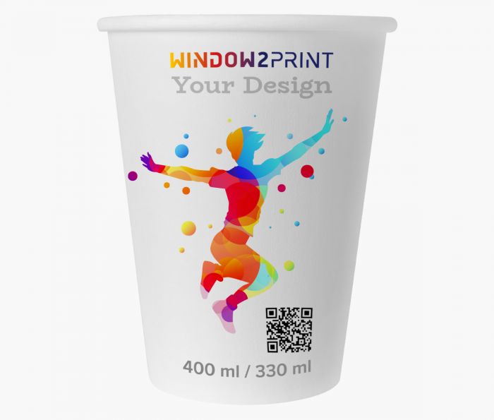 Papirnate čaše 330ml - Window2Print
