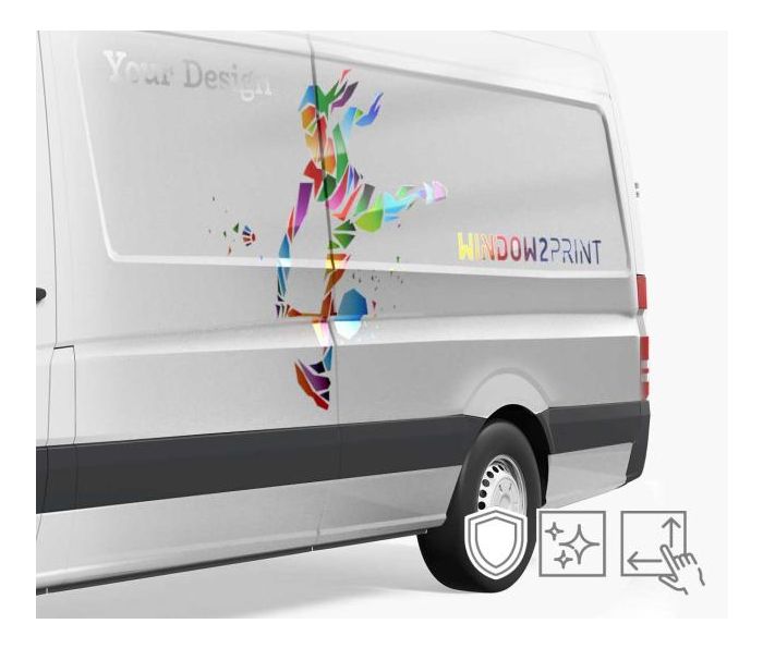 Polimerni vinil sa sjajnom laminacijom | Window2Print