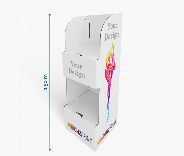 Regaldisplays 7 - 60 x 40 x 150 cm - Window2Print