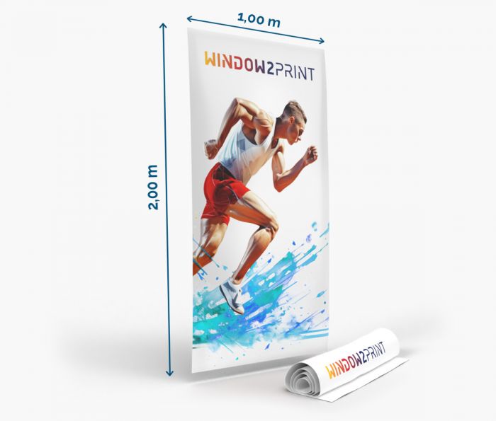 Basic Rollup 100 x 200 cm - ispis - Fan Zone| Window2Print