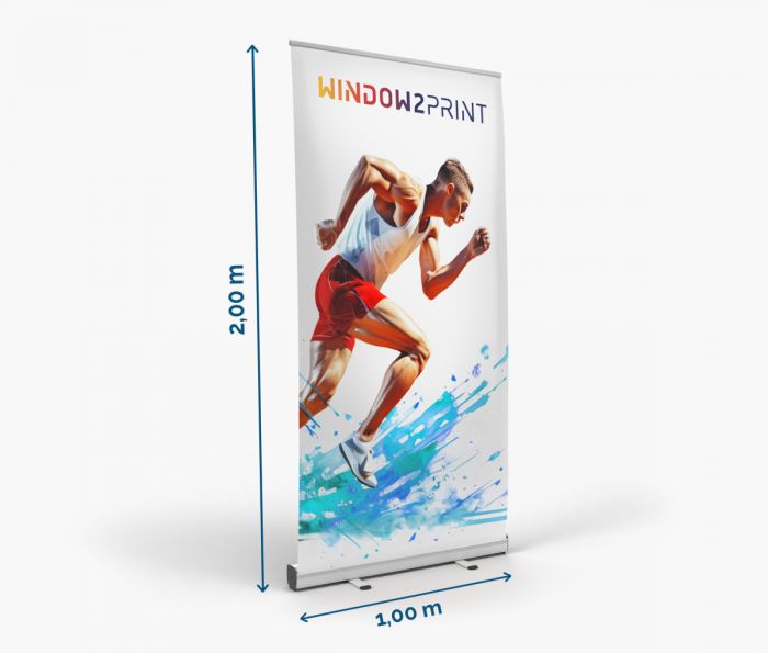 Basic Rollup 100 x 200 cm - Fan Zone | Window2Print