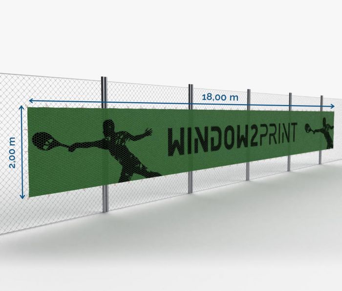 Tenis blende 1800 x 200 cm  | Window2Print
