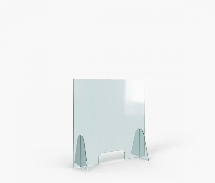 Zaštitna pregrada na pultu 80 x 80 cm ✦ Window2Print