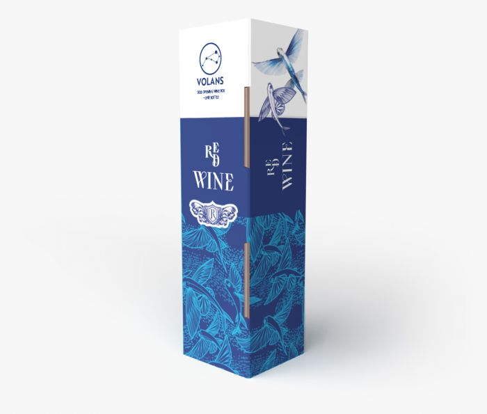 Volans - Kutija za vino s bočnim otvaranjem - za jednu bocu| W2P