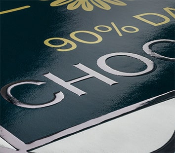 Selektivni 3D Max Silver lak na samoljepljivim etiketama